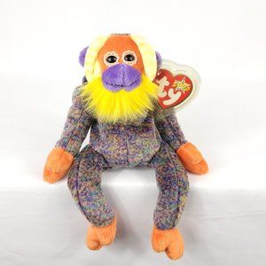 TY Beanie Babies BANANAS the Monkey 2000 (8.5 inch) - MWMTs Stuffed Animal Toy